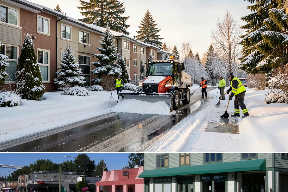 Church Property Snow Removal in Snoqualmie, King County, WA - Church property service is most needed for winter gatherings from December through February.