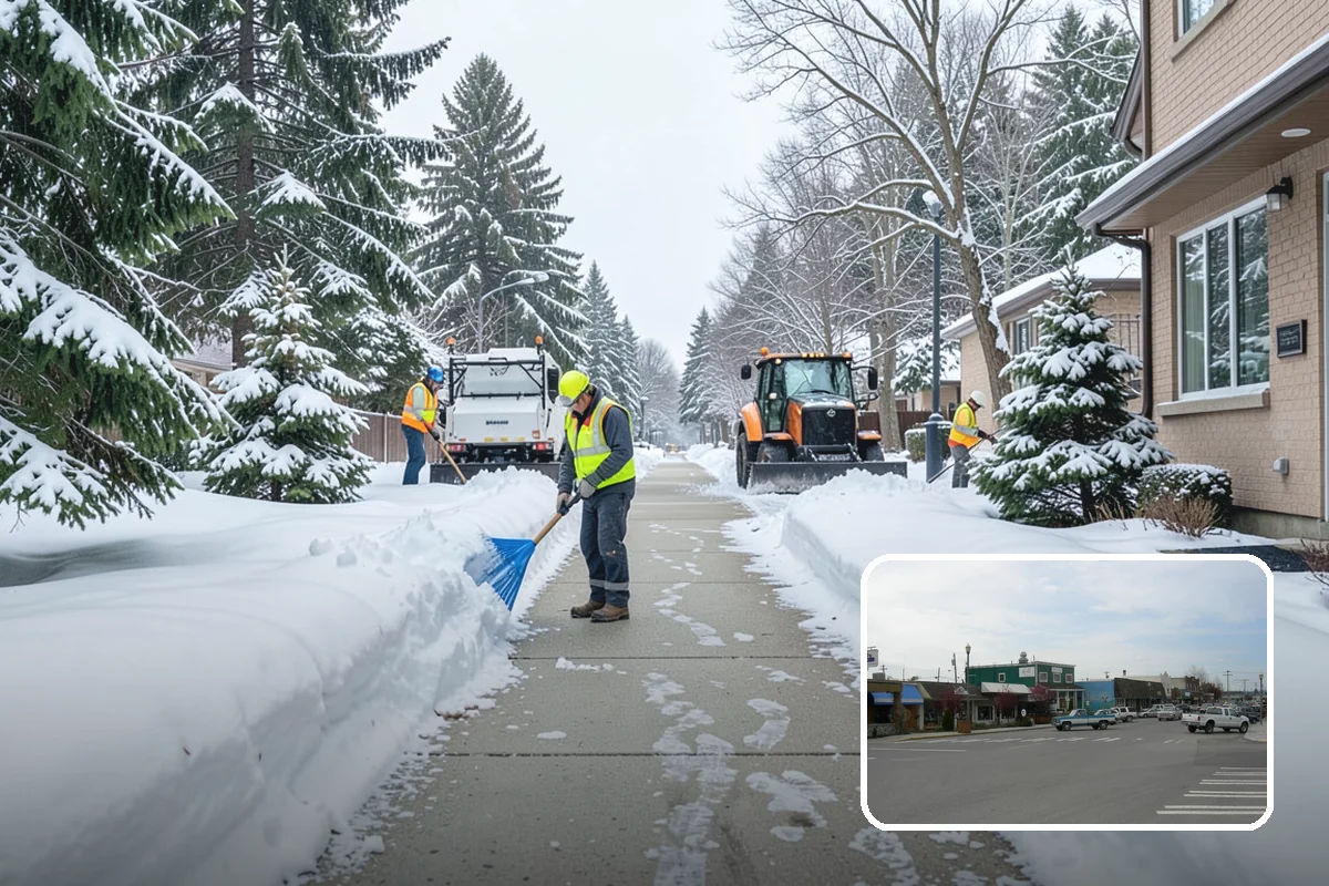 Church Property Snow Removal in Stanwood, Snohomish County, WA - Lots and entries ready for services