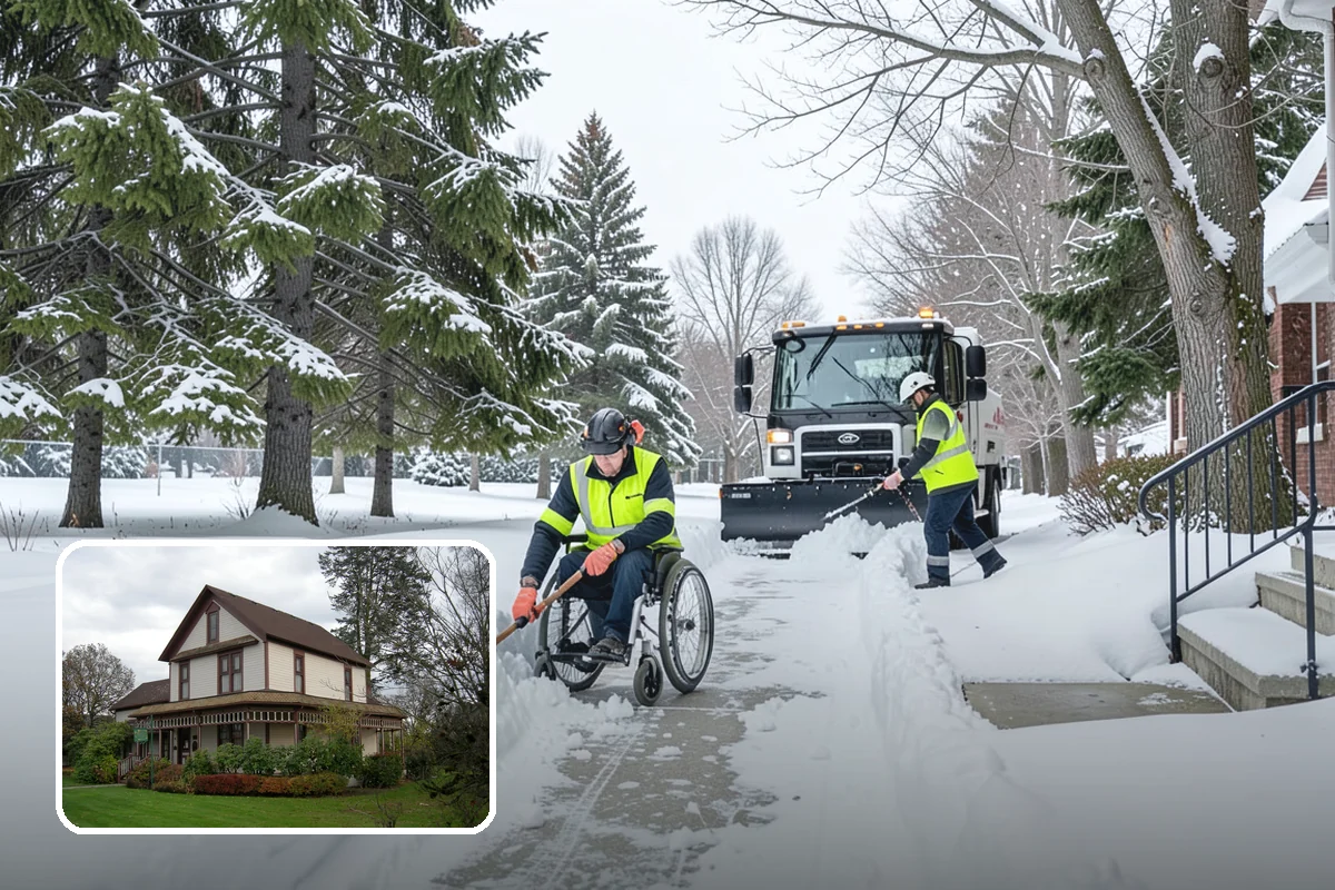 Church Property Snow Removal in Sumner, Pierce County, WA - Lots and entries ready for services