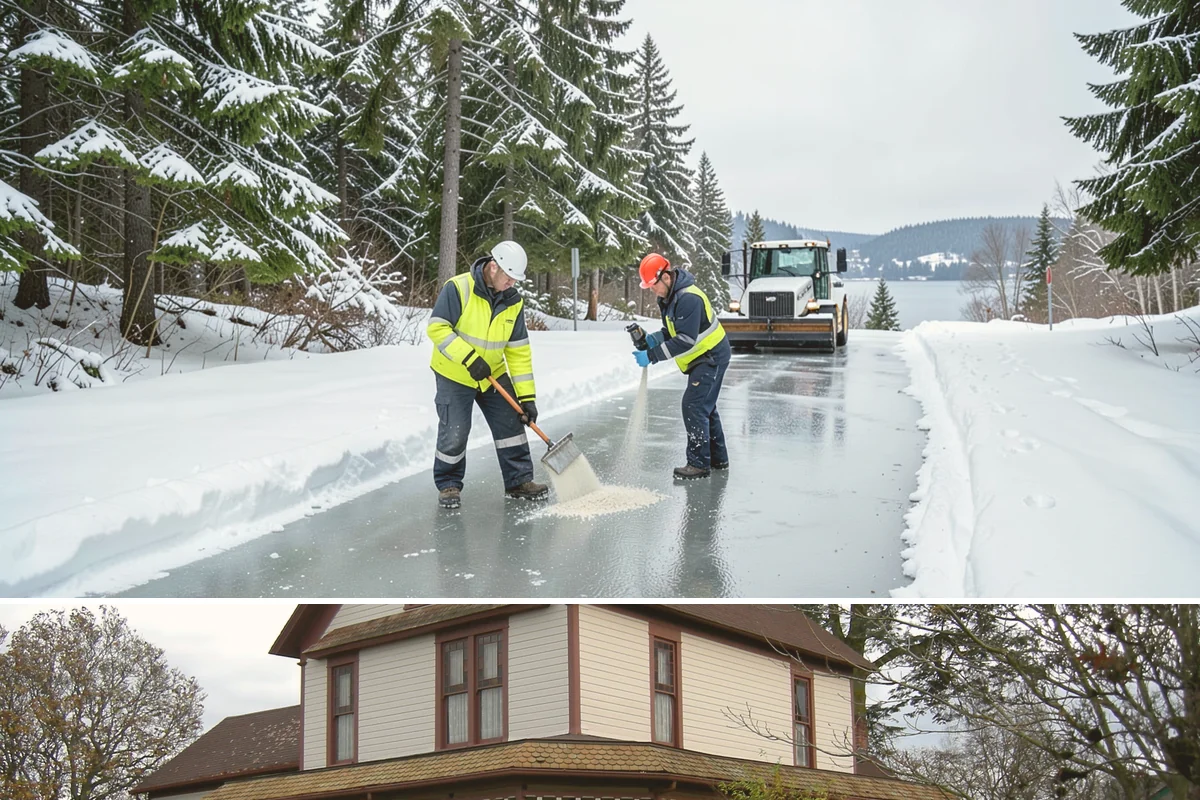Church Property Snow Removal in Sumner, Pierce County, WA - Church property service is most needed for winter gatherings from December through February.