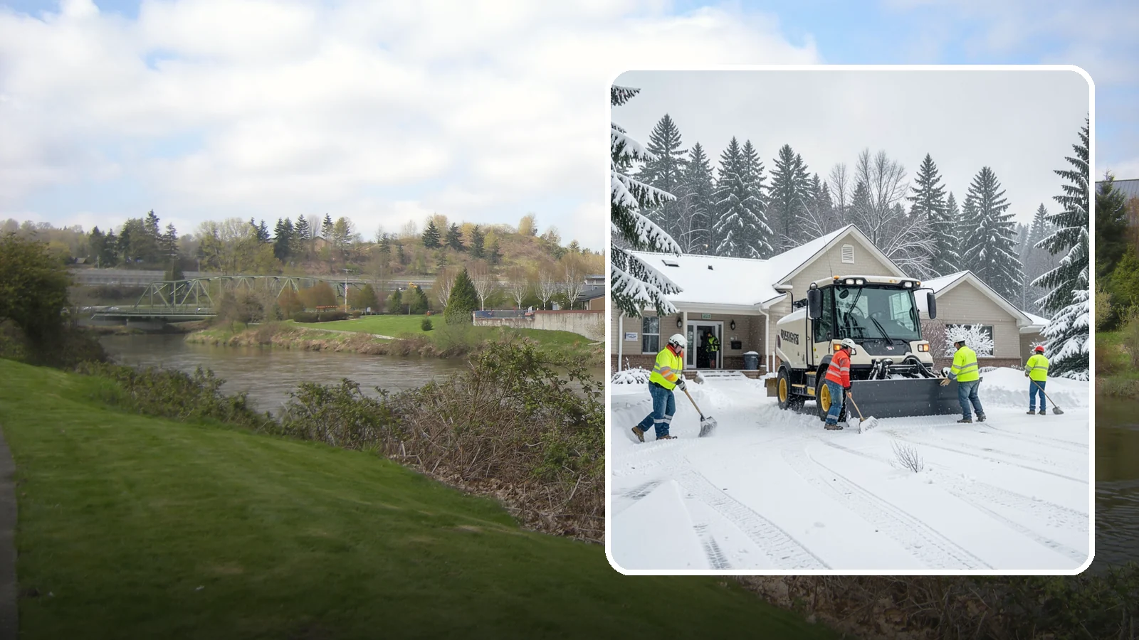 Church Property Snow Removal in Tukwila, King County, WA - We clear church properties for services and events, keeping lots and entrances safe for congregations of all ages.