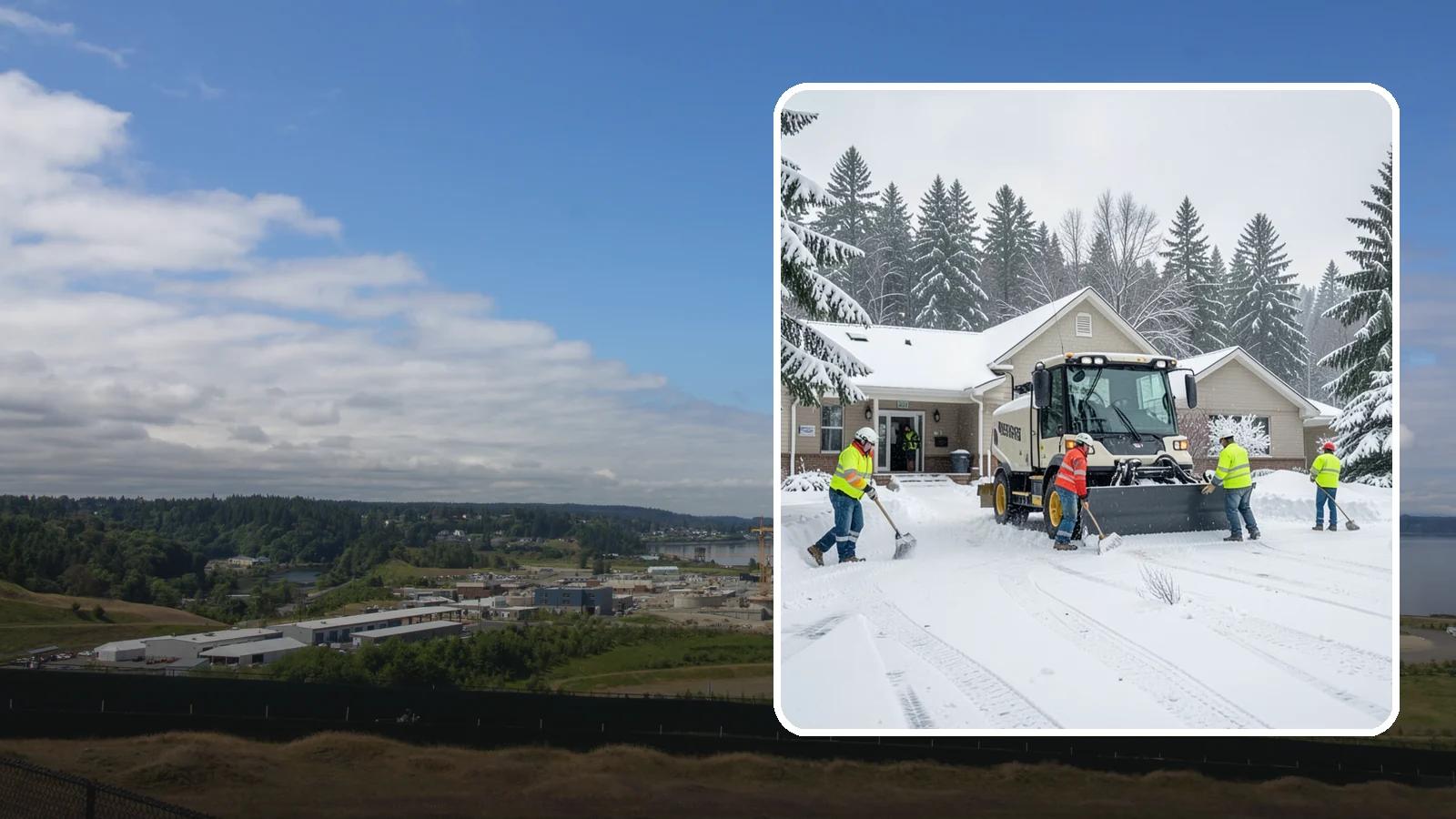 Church Property Snow Removal in University Place, Pierce County, WA - We clear church properties for services and events, keeping lots and entrances safe for congregations of all ages.