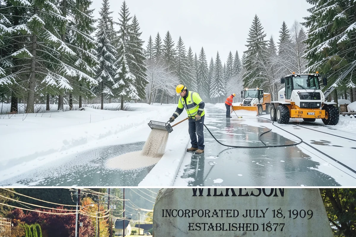 Church Property Snow Removal in Wilkeson, Pierce County, WA - Church property service is most needed for winter gatherings from December through February.