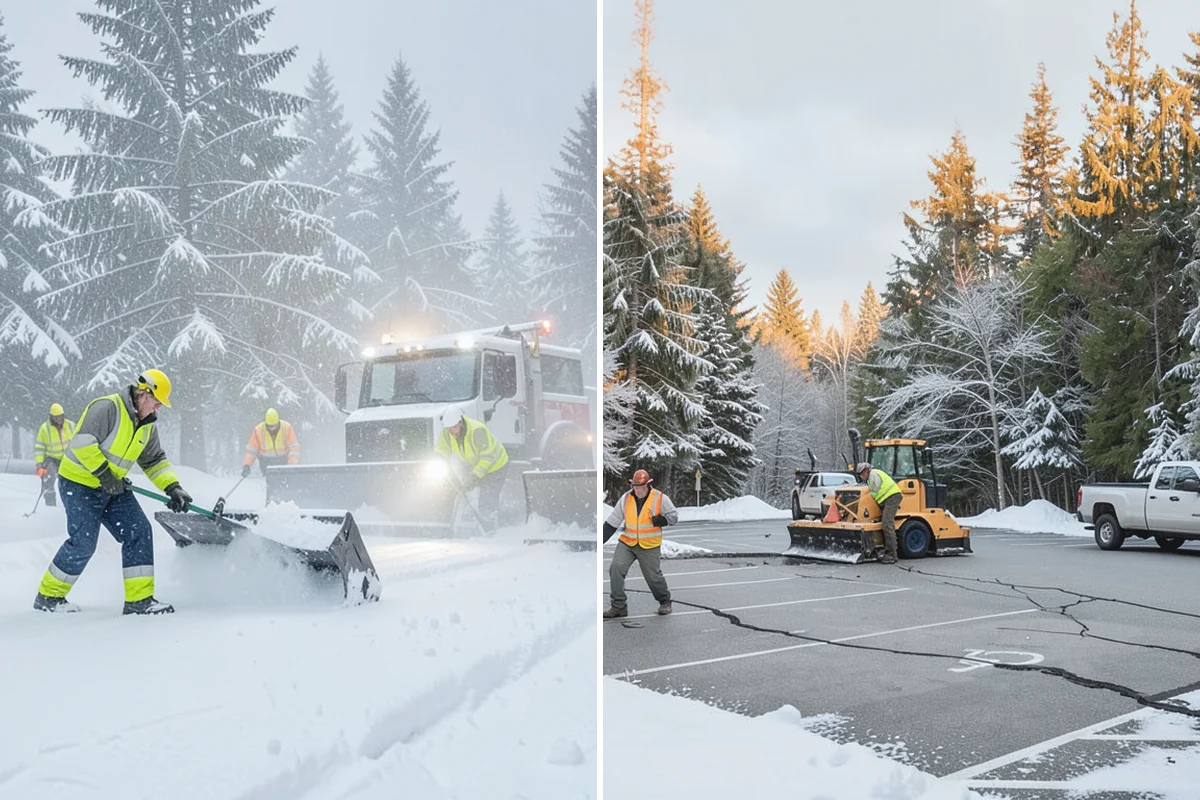 Church Property Snow Removal in Woodinville, King County, WA - Confirm service and event schedules