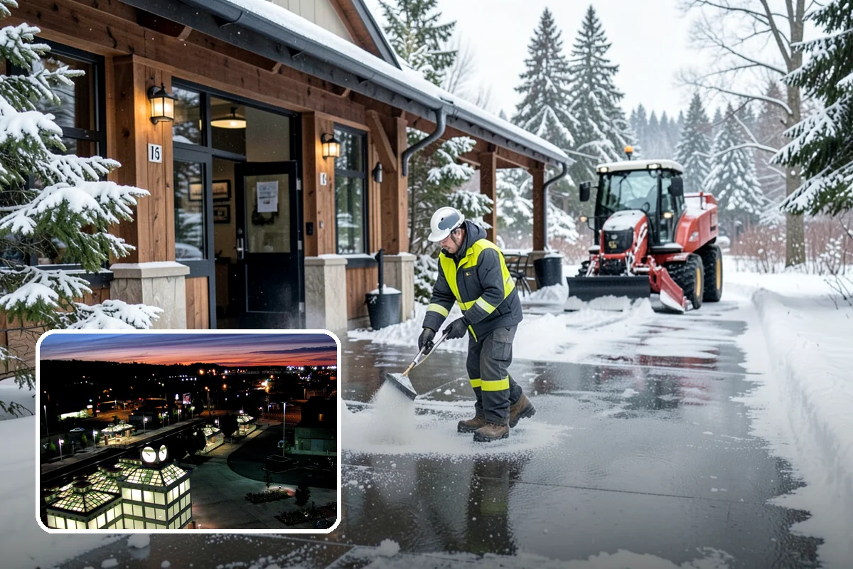Church Sidewalk Clearing in Auburn, King County, WA - Protects an often elderly congregation from serious falls
