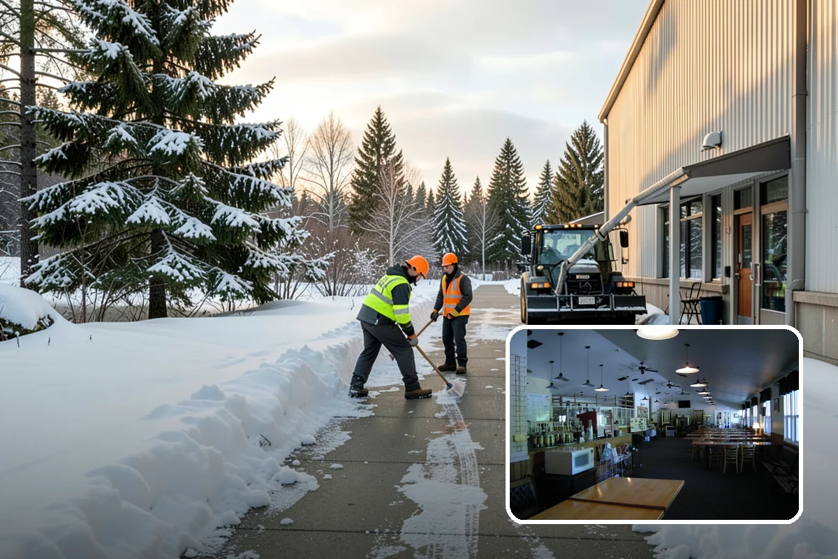 Church Sidewalk Clearing in Black Diamond, King County, WA - Protects an often elderly congregation from serious falls