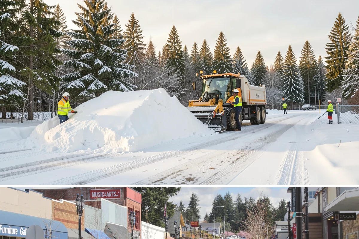 Church Sidewalk Clearing in Bothell, King County, WA - Church demand centers on December through February weekends and evenings, when frost and refrozen drizzle glaze plazas before...