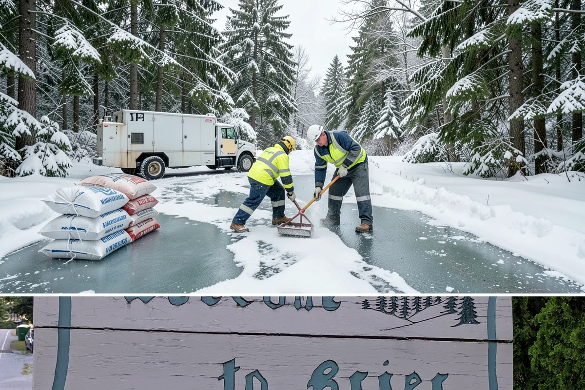 Church Sidewalk Clearing in Brier, Snohomish County, WA - Church demand centers on December through February weekends and evenings, when frost and refrozen drizzle glaze plazas before...