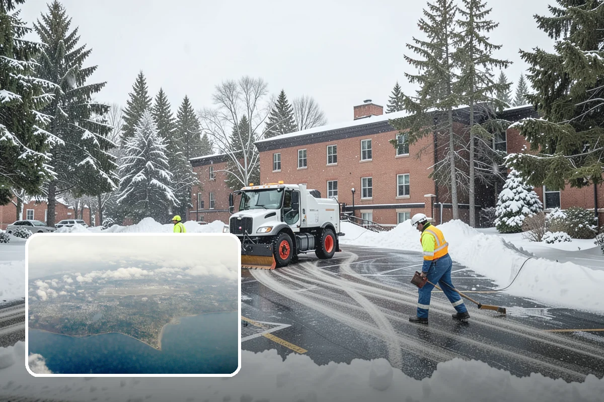 Church Sidewalk Clearing in Burien, King County, WA - Protects an often elderly congregation from serious falls