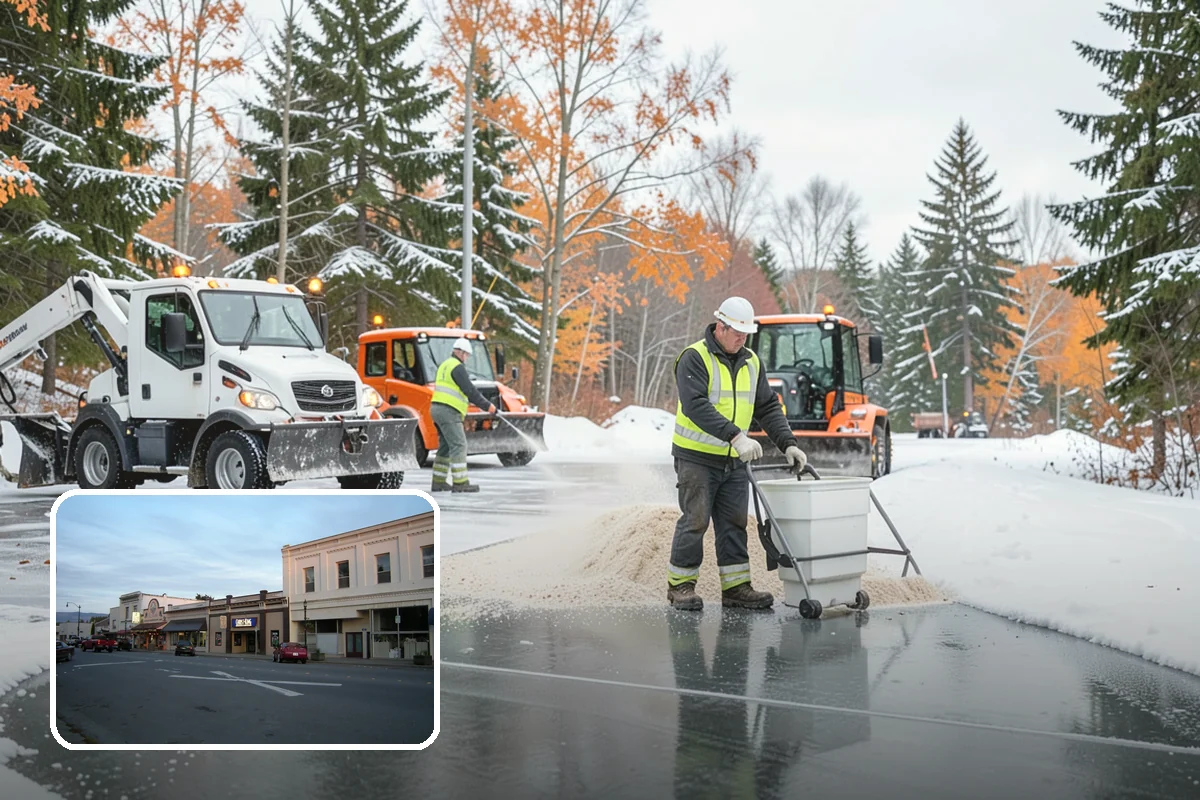 Church Sidewalk Clearing in Burlington, Skagit County, WA - Protects an often elderly congregation from serious falls