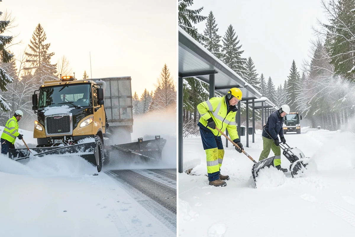 Church Sidewalk Clearing in Carnation, King County, WA - Review the weekly service and event calendar for timing