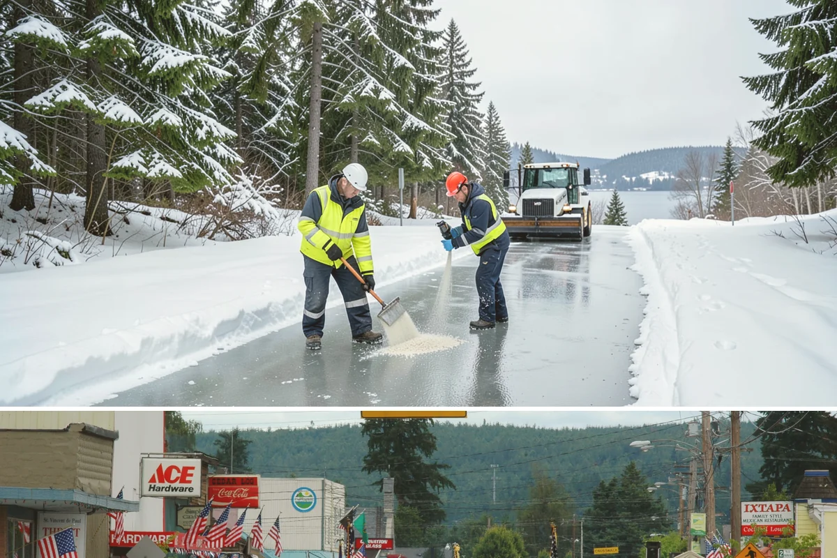 Church Sidewalk Clearing in Carnation, King County, WA - Church demand centers on December through February weekends and evenings, when frost and refrozen drizzle glaze plazas before...