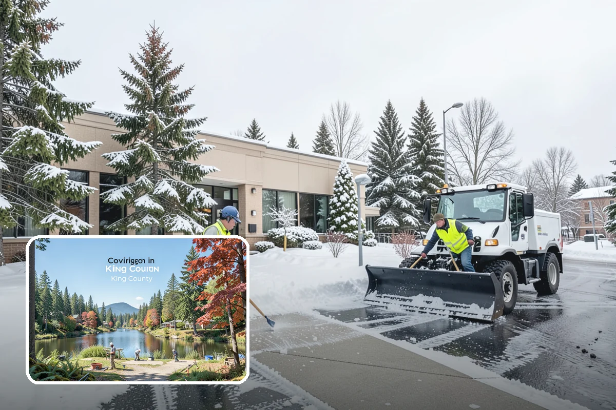 Church Sidewalk Clearing in Covington, King County, WA - Protects an often elderly congregation from serious falls