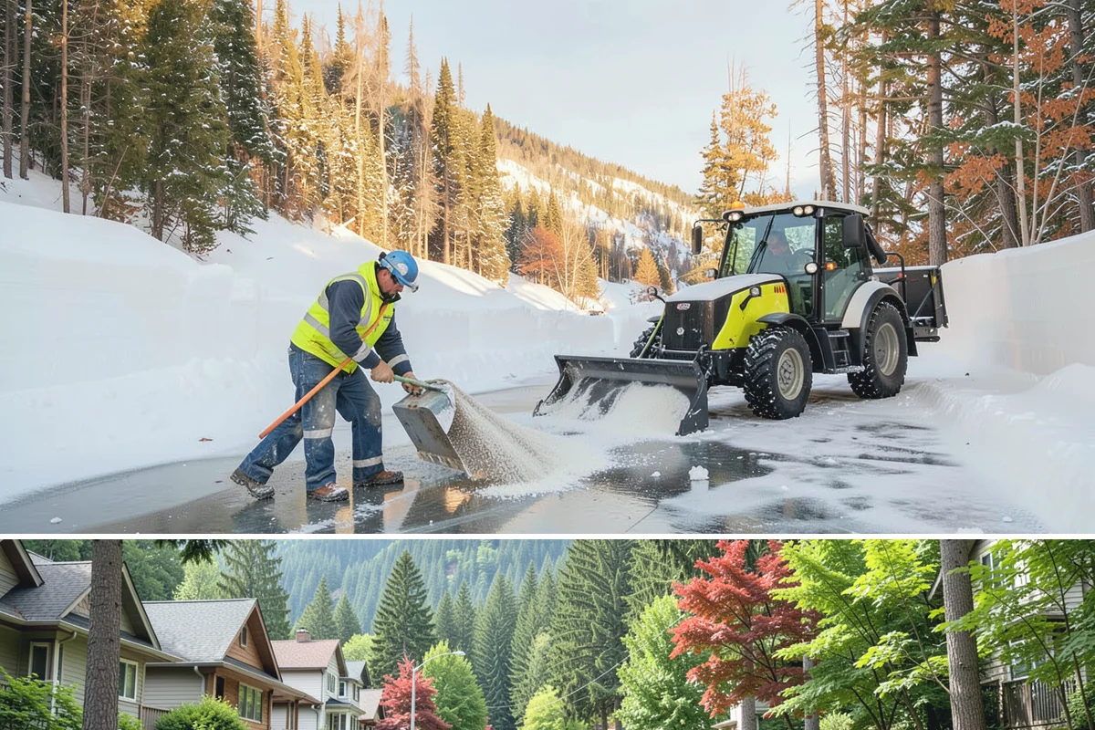 Church Sidewalk Clearing in Darrington, Snohomish County, WA - Church demand centers on December through February weekends and evenings, when frost and refrozen drizzle glaze plazas before...
