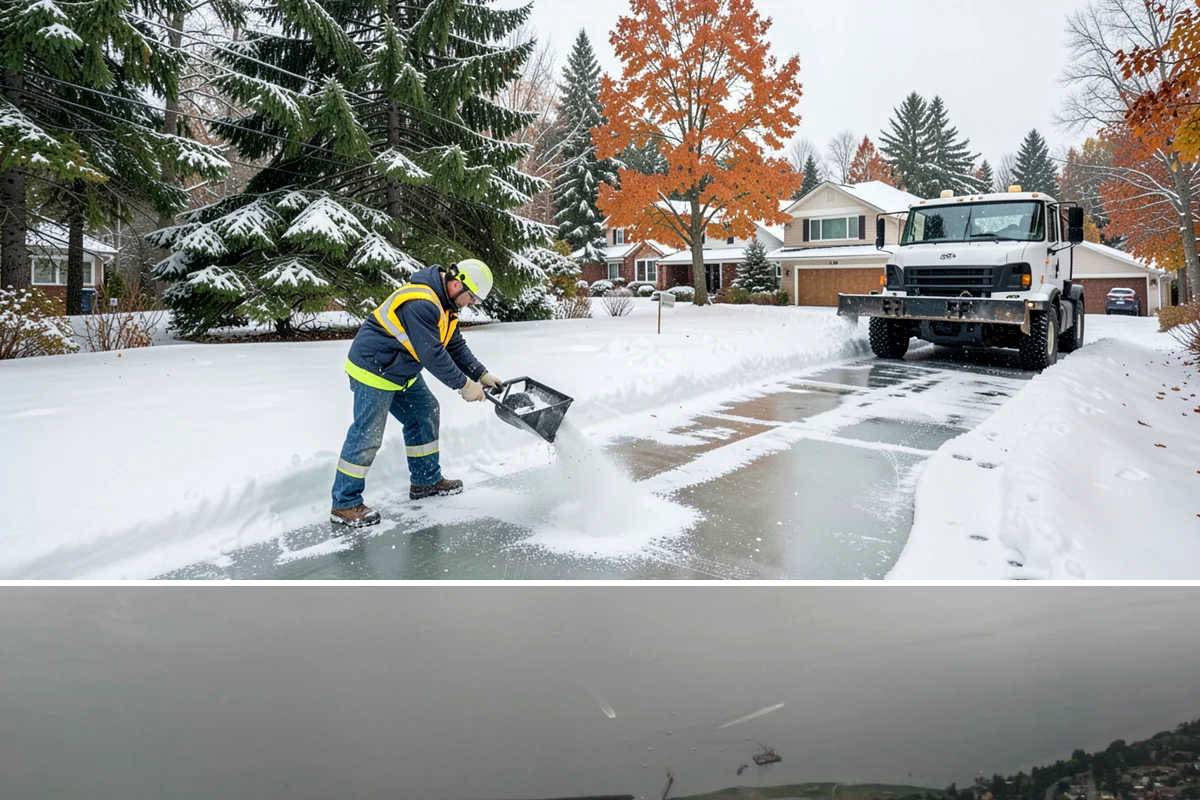 Church Sidewalk Clearing in Des Moines, King County, WA - Church demand centers on December through February weekends and evenings, when frost and refrozen drizzle glaze plazas before...