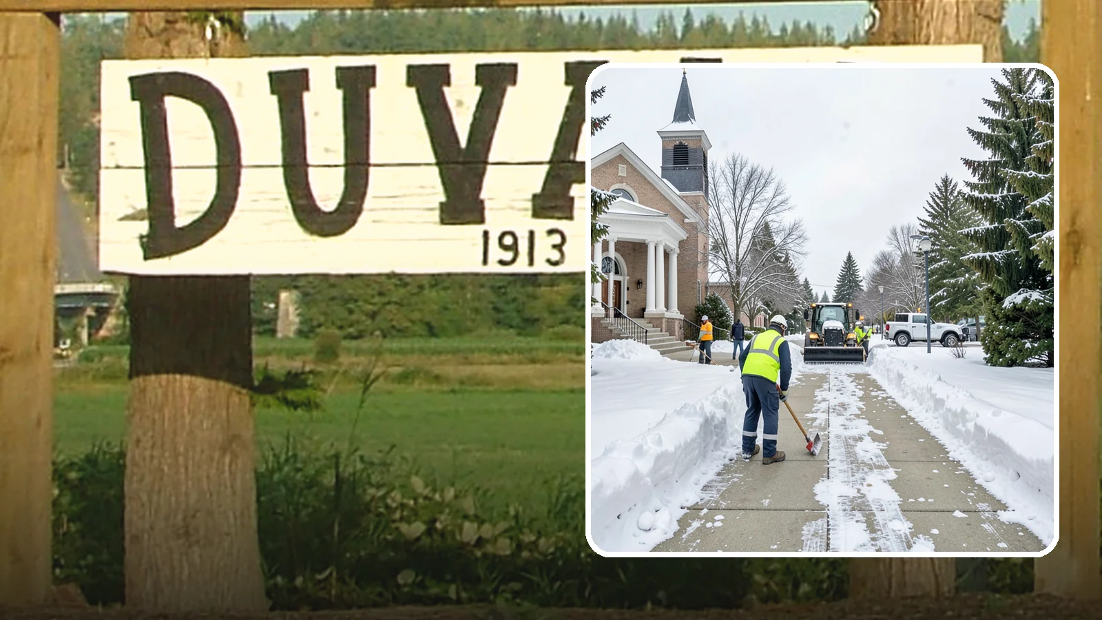 Church Sidewalk Clearing in Duvall, King County, WA - Congregation-focused sidewalk clearing for Western Washington churches, keeping entry plazas and walks safe for services...