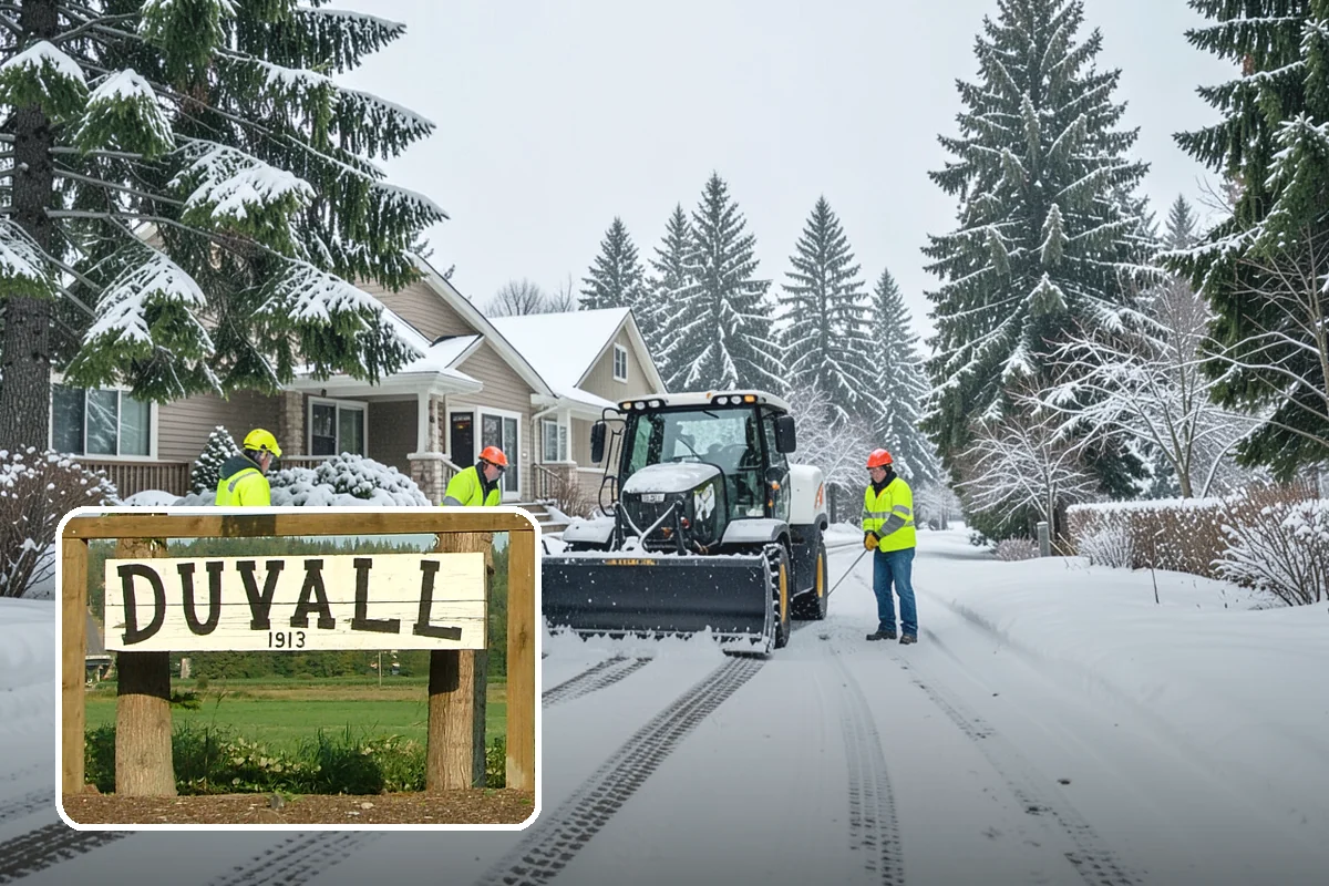 Church Sidewalk Clearing in Duvall, King County, WA - Protects an often elderly congregation from serious falls