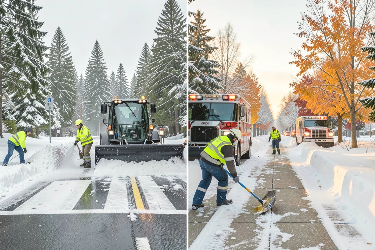 Church Sidewalk Clearing in Duvall, King County, WA - Review the weekly service and event calendar for timing