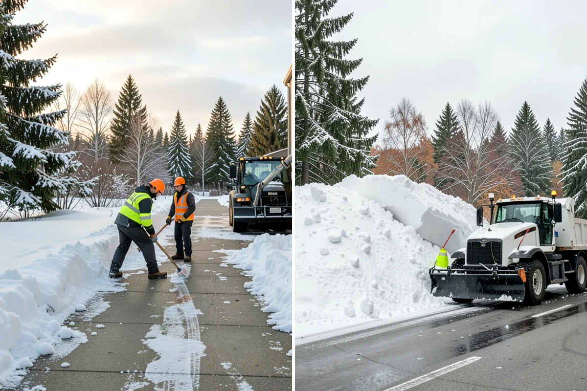Church Sidewalk Clearing in Everett, Snohomish County, WA - Review the weekly service and event calendar for timing