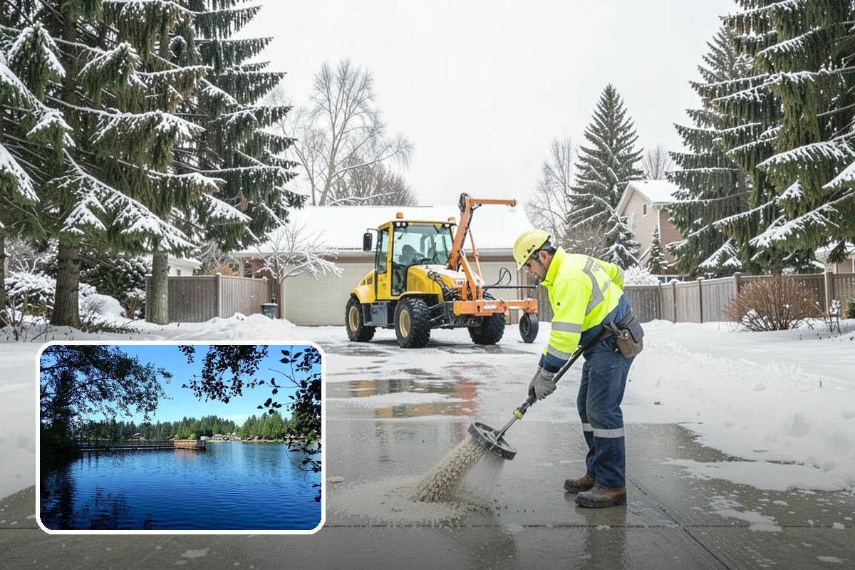 Church Sidewalk Clearing in Federal Way, King County, WA - Protects an often elderly congregation from serious falls
