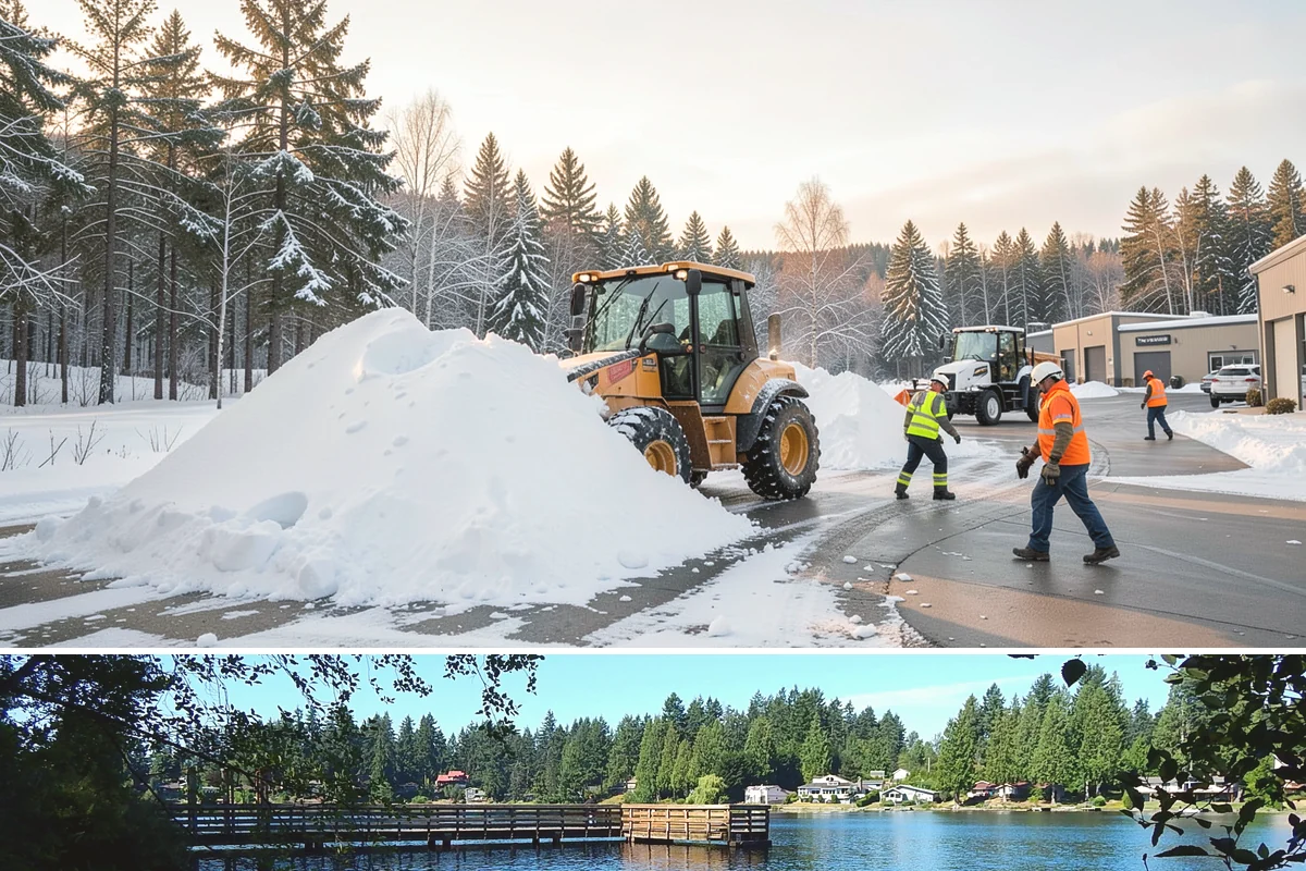 Church Sidewalk Clearing in Federal Way, King County, WA - Church demand centers on December through February weekends and evenings, when frost and refrozen drizzle glaze plazas before...