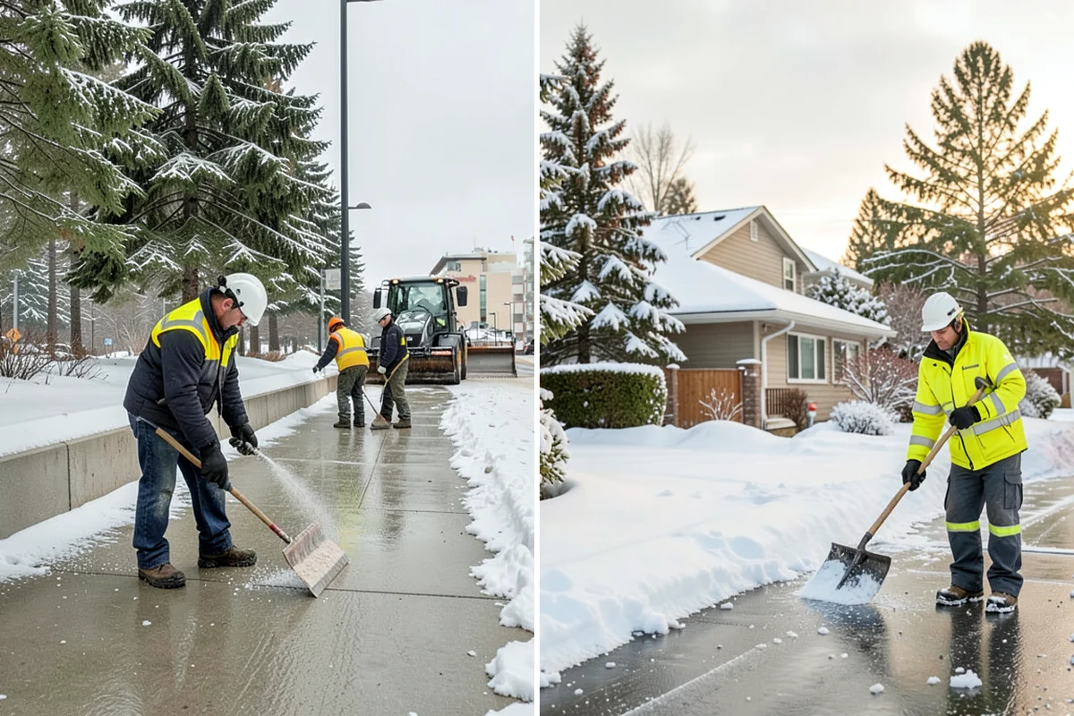 Church Sidewalk Clearing in Fircrest, Pierce County, WA - Review the weekly service and event calendar for timing
