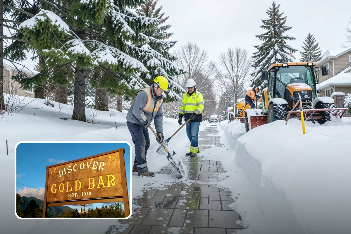 Church Sidewalk Clearing in Gold Bar, Snohomish County, WA - Protects an often elderly congregation from serious falls