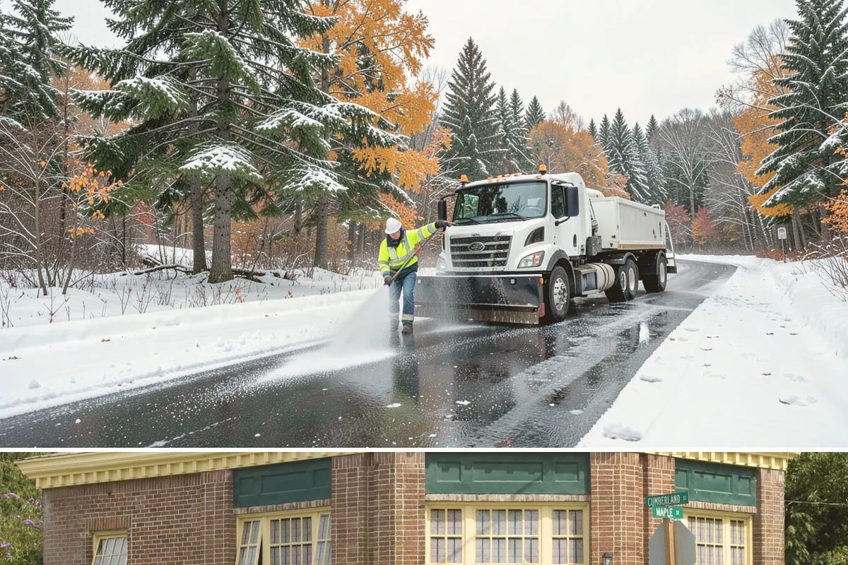 Church Sidewalk Clearing in Hamilton, Skagit County, WA - Church demand centers on December through February weekends and evenings, when frost and refrozen drizzle glaze plazas before...