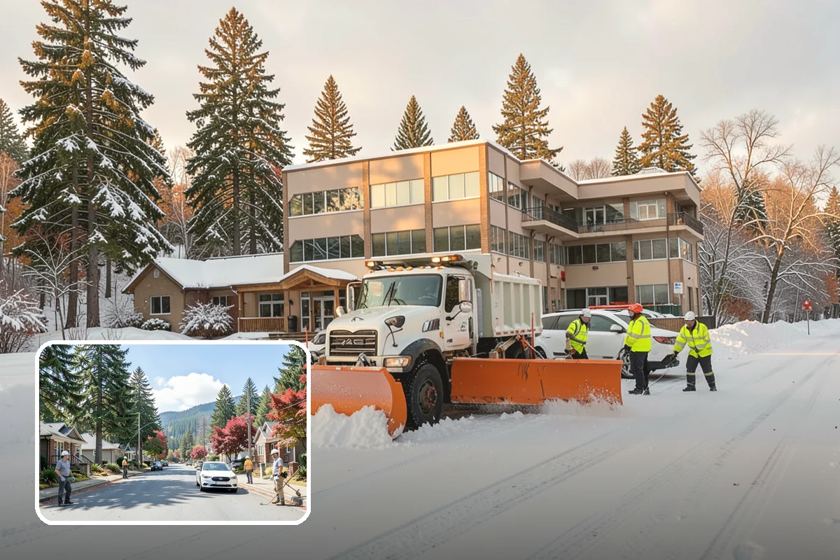 Church Sidewalk Clearing in Hunts Point, King County, WA - Protects an often elderly congregation from serious falls