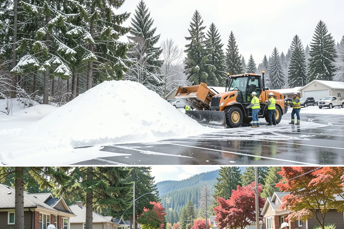 Church Sidewalk Clearing in Hunts Point, King County, WA - Church demand centers on December through February weekends and evenings, when frost and refrozen drizzle glaze plazas before...