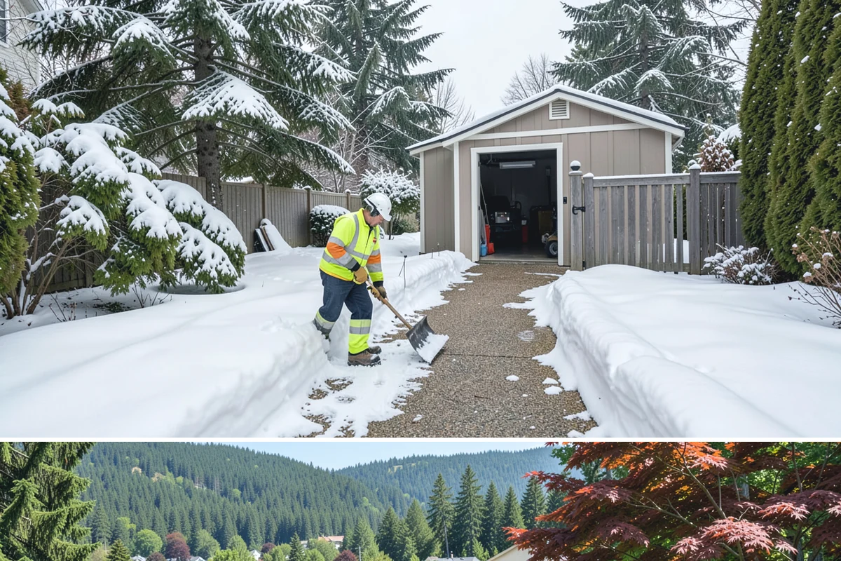 Church Sidewalk Clearing in Index, Snohomish County, WA - Church demand centers on December through February weekends and evenings, when frost and refrozen drizzle glaze plazas before...