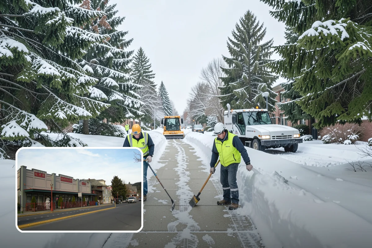 Church Sidewalk Clearing in Issaquah, King County, WA - Protects an often elderly congregation from serious falls