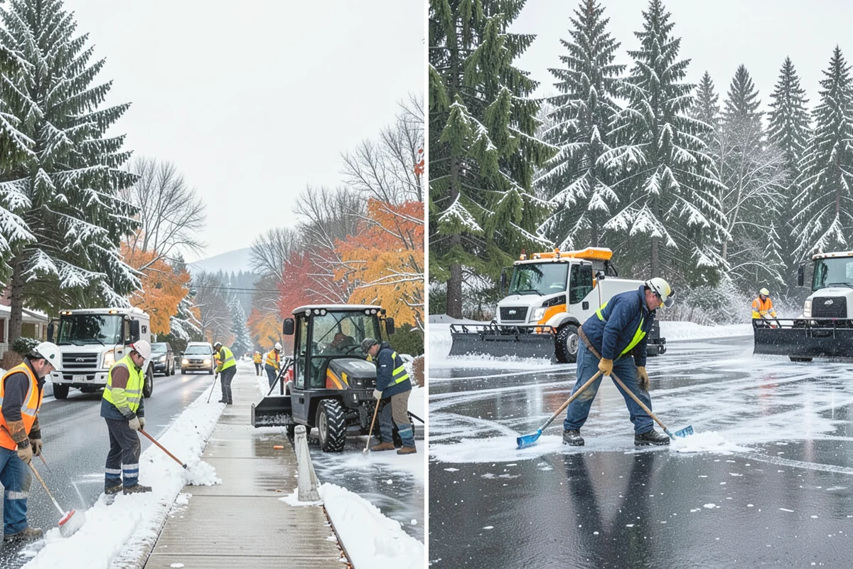 Church Sidewalk Clearing in Issaquah, King County, WA - Review the weekly service and event calendar for timing