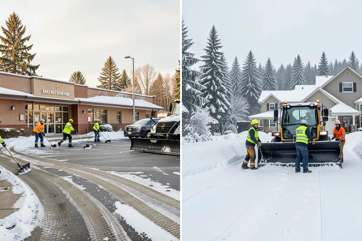 Church Sidewalk Clearing in Kenmore, King County, WA - Review the weekly service and event calendar for timing
