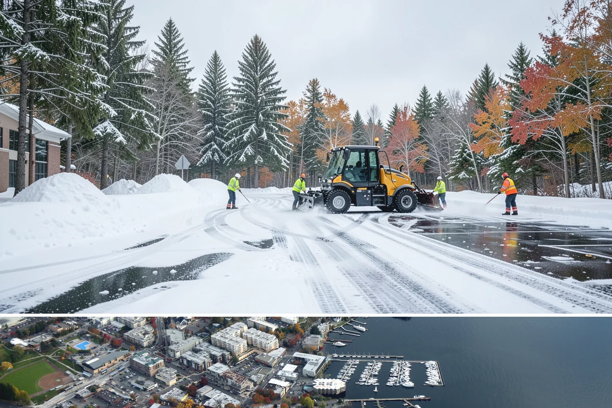 Church Sidewalk Clearing in Kirkland, King County, WA - Church demand centers on December through February weekends and evenings, when frost and refrozen drizzle glaze plazas before...