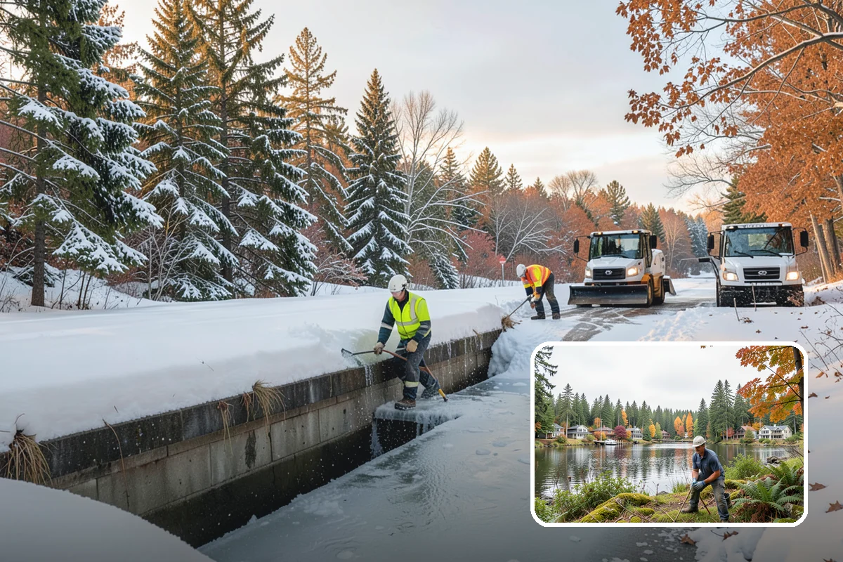 Church Sidewalk Clearing in La Conner, Skagit County, WA - Protects an often elderly congregation from serious falls
