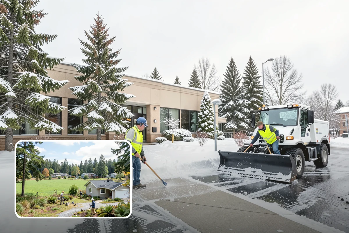Church Sidewalk Clearing in Lyman, Skagit County, WA - Protects an often elderly congregation from serious falls