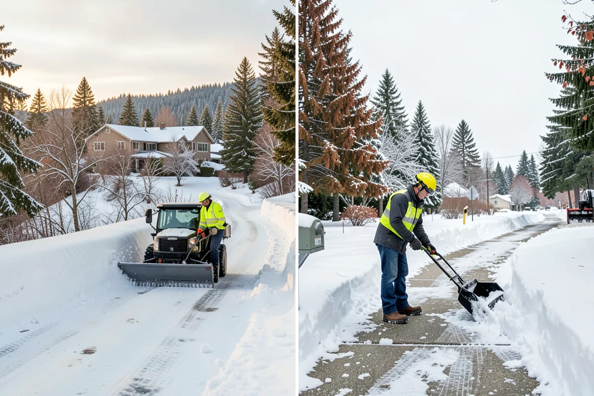 Church Sidewalk Clearing in Maple Valley, King County, WA - Review the weekly service and event calendar for timing