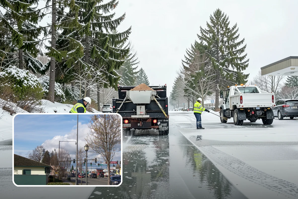 Church Sidewalk Clearing in Marysville, Snohomish County, WA - Protects an often elderly congregation from serious falls