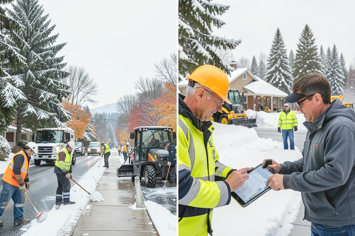 Church Sidewalk Clearing in Mercer Island, King County, WA - Review the weekly service and event calendar for timing