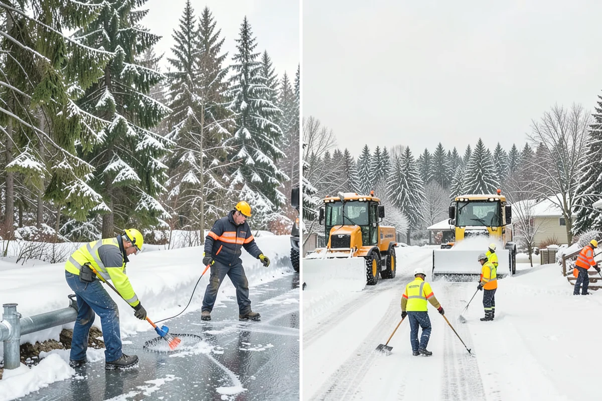 Church Sidewalk Clearing in Monroe, Snohomish County, WA - Review the weekly service and event calendar for timing