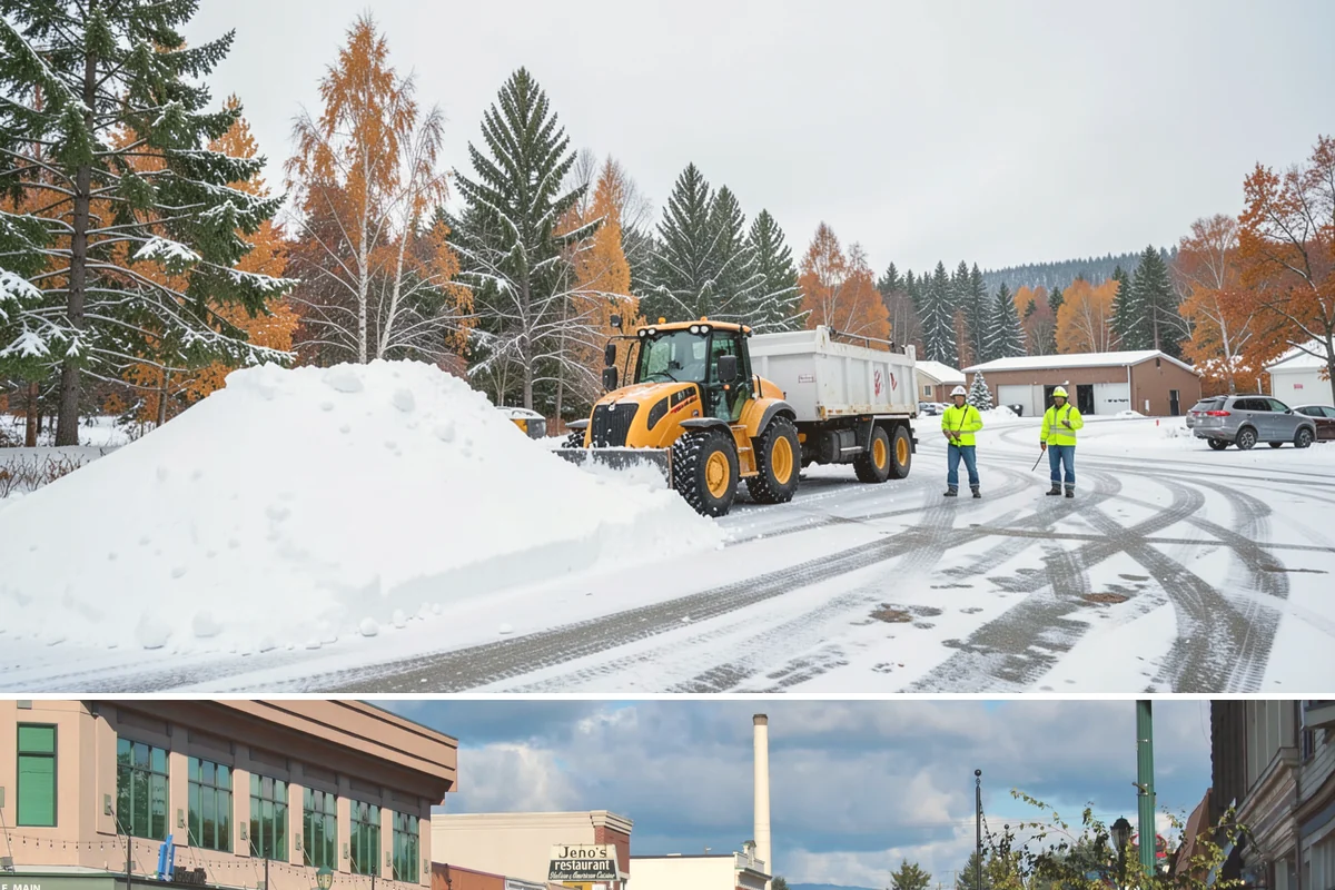 Church Sidewalk Clearing in Monroe, Snohomish County, WA - Church demand centers on December through February weekends and evenings, when frost and refrozen drizzle glaze plazas before...