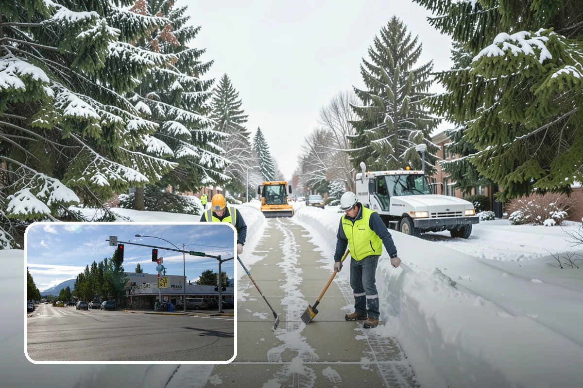 Church Sidewalk Clearing in North Bend, King County, WA - Protects an often elderly congregation from serious falls
