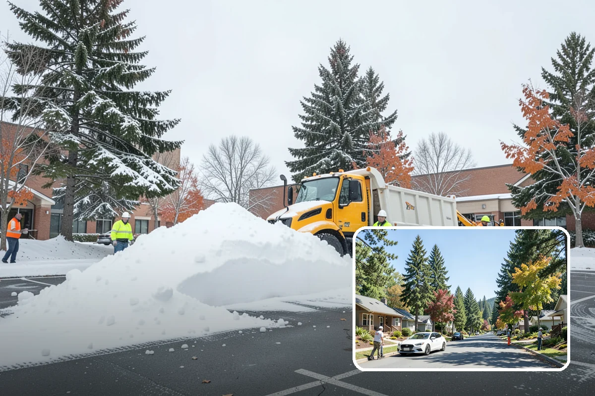 Church Sidewalk Clearing in Orting, Pierce County, WA - Protects an often elderly congregation from serious falls