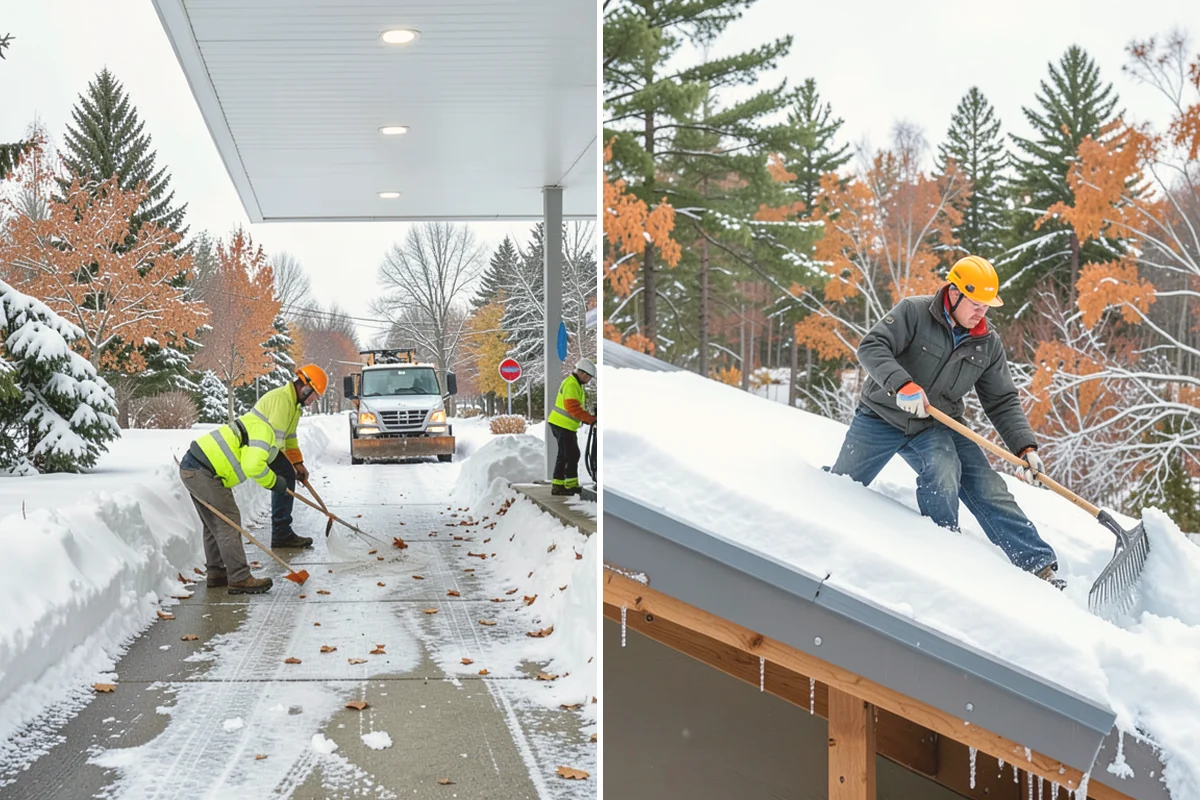 Church Sidewalk Clearing in Orting, Pierce County, WA - Review the weekly service and event calendar for timing