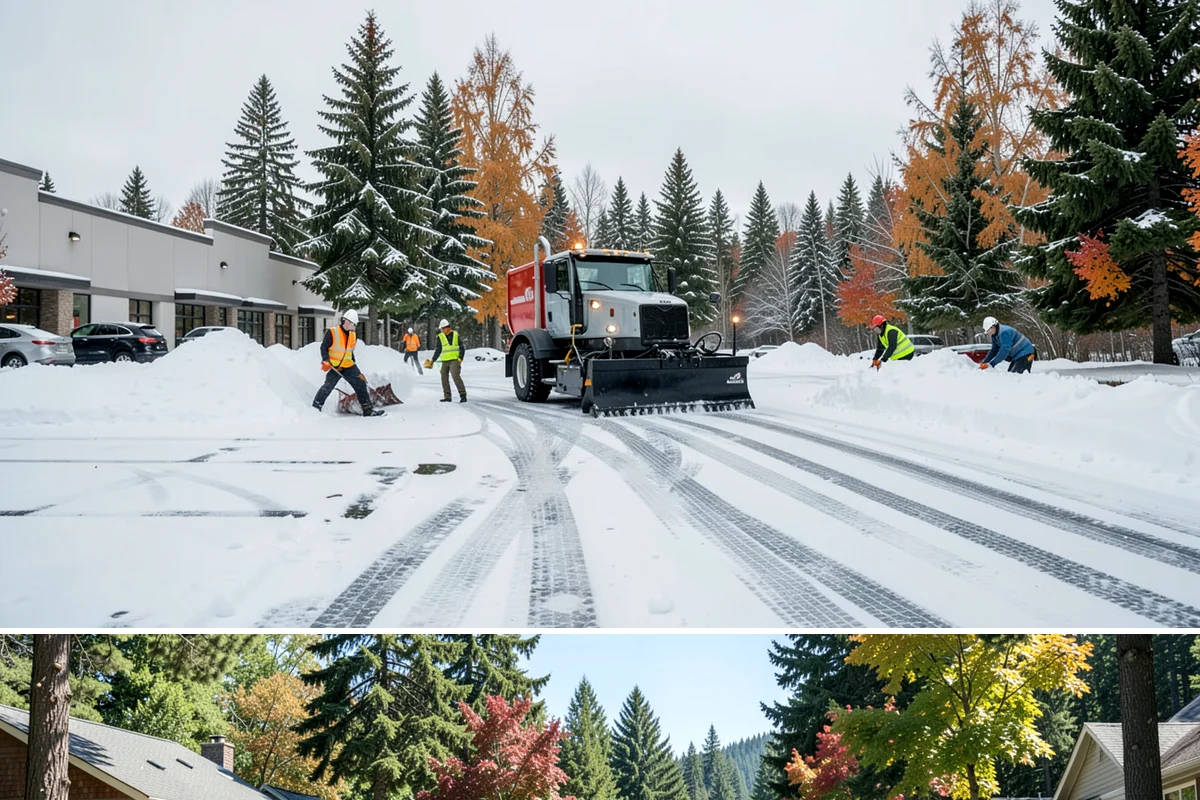 Church Sidewalk Clearing in Orting, Pierce County, WA - Church demand centers on December through February weekends and evenings, when frost and refrozen drizzle glaze plazas before...