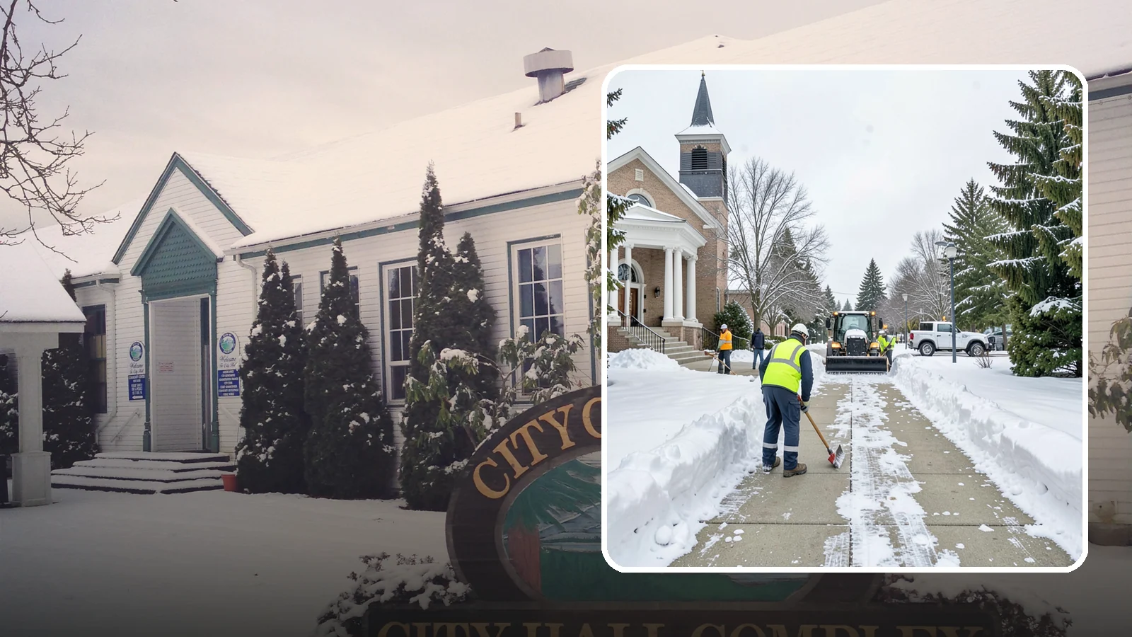 Church Sidewalk Clearing in Pacific, King County, WA - Congregation-focused sidewalk clearing for Western Washington churches, keeping entry plazas and walks safe for services...