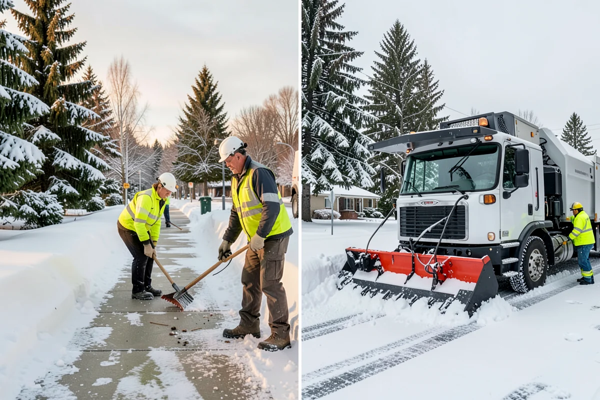 Church Sidewalk Clearing in Sedro-Woolley, Skagit County, WA - Review the weekly service and event calendar for timing