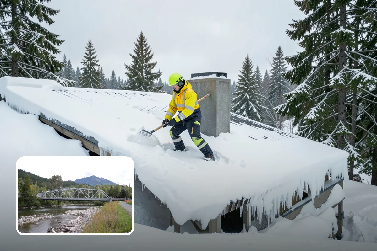 Church Sidewalk Clearing in Skykomish, King County, WA - Protects an often elderly congregation from serious falls