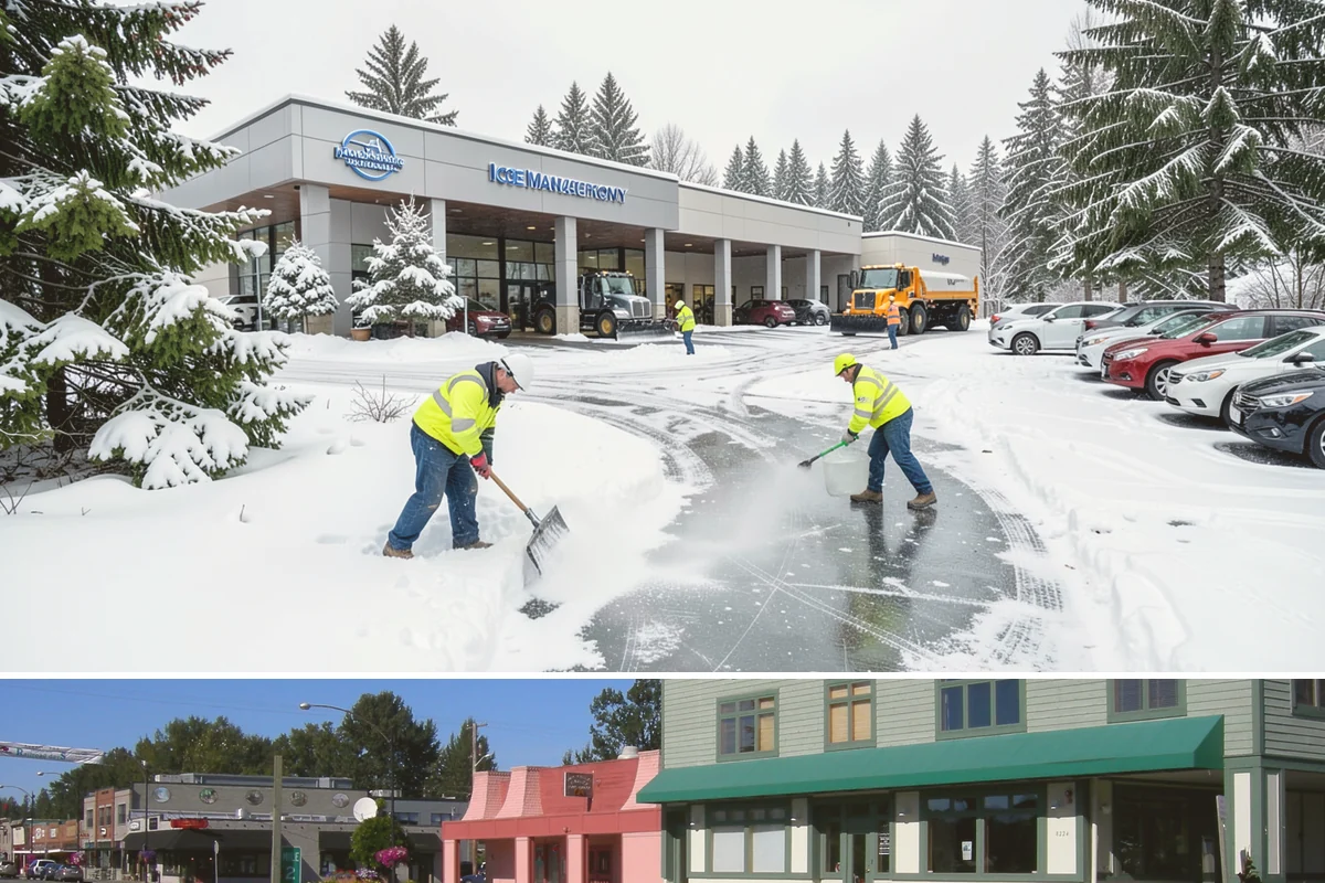 Church Sidewalk Clearing in Snoqualmie, King County, WA - Church demand centers on December through February weekends and evenings, when frost and refrozen drizzle glaze plazas before...
